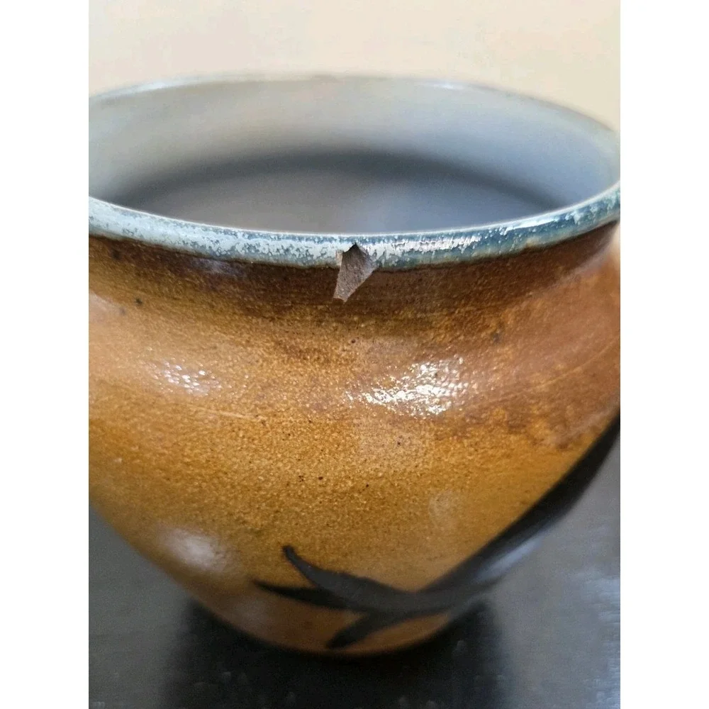Vintage Signed‎ Studio Art Pottery Vase 6